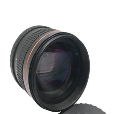 lens with T mount adapter 85mm f/1.8 portrait lens for dslr camera