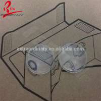 Wholesale plastic pmma V1 lenses diameter 25mm biconvex 3D google cardboard VR lens